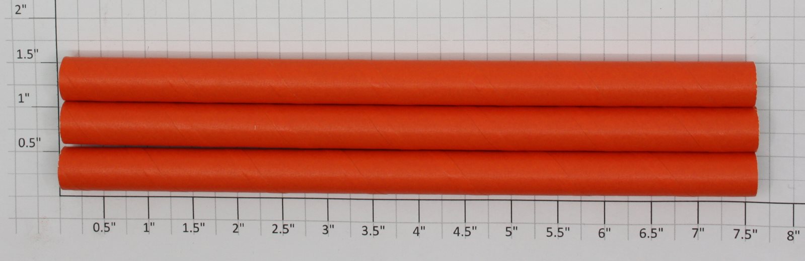 American Flyer PA911-4  S Scale Gondola Car Orange Cardboard Pipe (Set of 3)