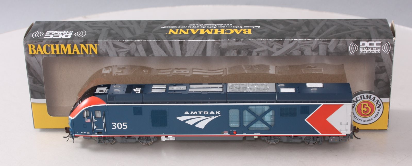 Bachmann 68302 HO Amtrak Siemens ALC-42 Charger Electric Engine #305 w DCC/Sound