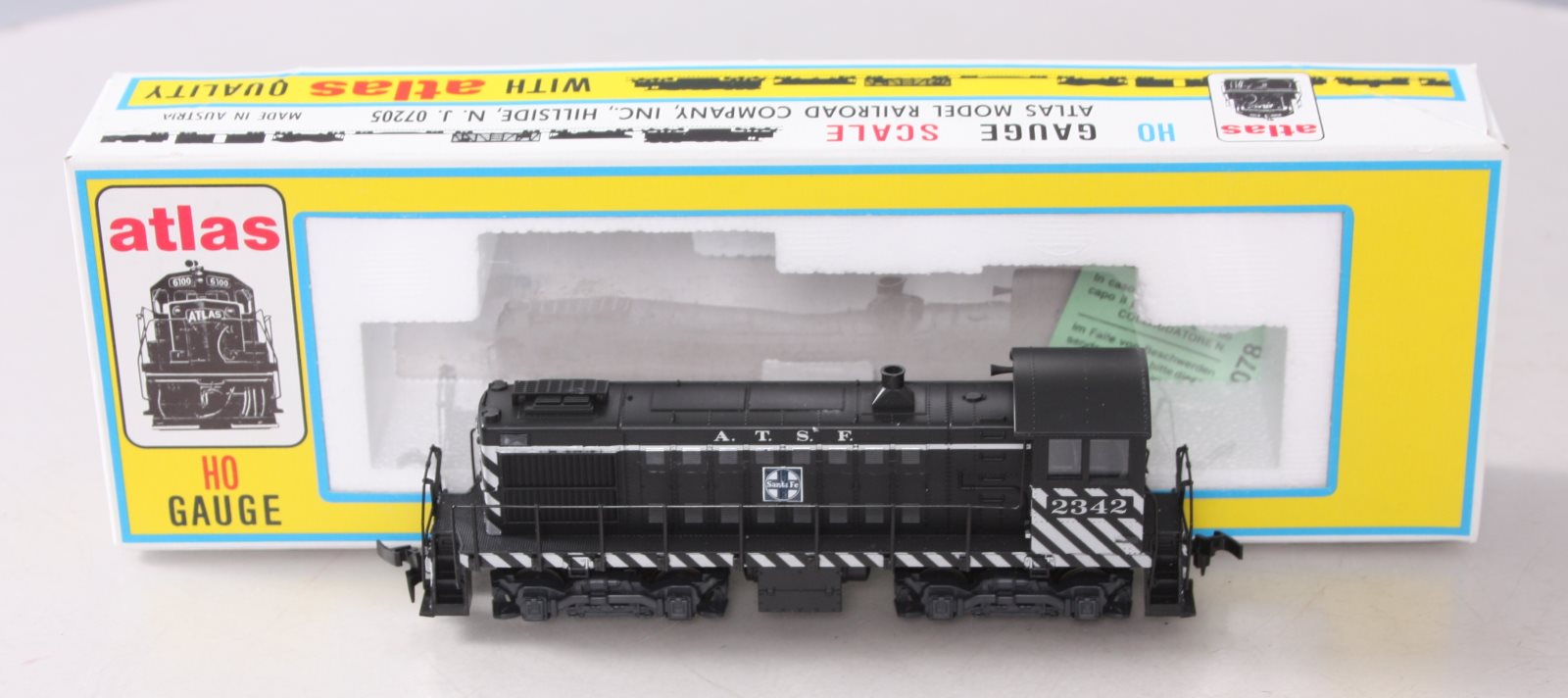 Atlas 8080 HO Scale ATSF S-2 Diesel Locomotive #2342 LN/Box