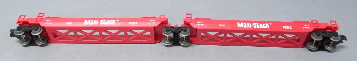 Lionel 6-16360 O Gauge Norfolk & Western Maxi-Stack Intermodal Flatcars Set LN/Box
