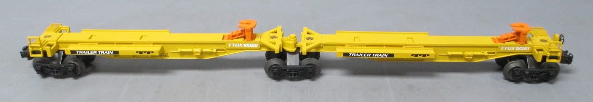 Lionel 6-16322 O Gauge TTUX Flatcar with 2 Sealand Trailers #16321, #16322 EX/Box
