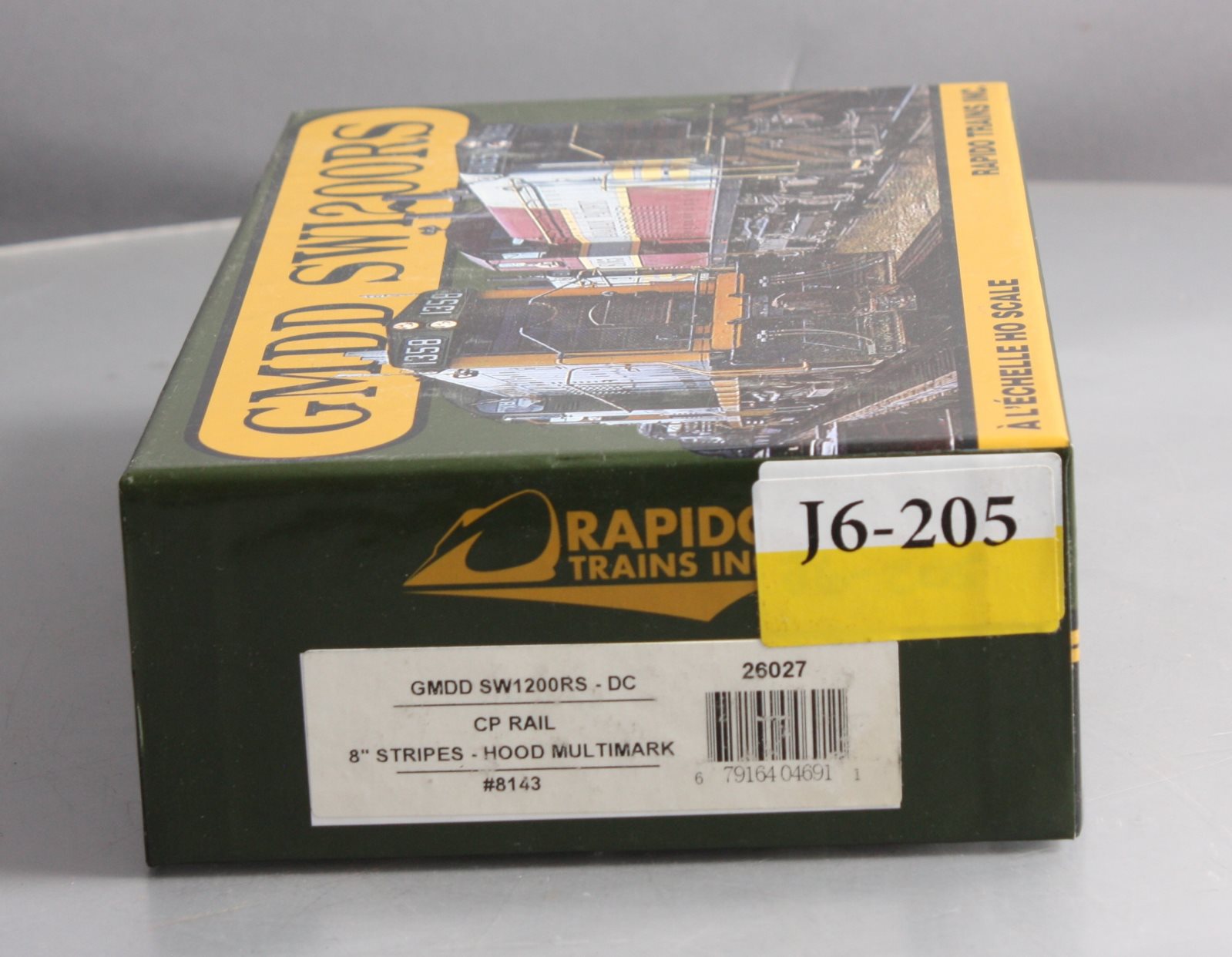 Rapido Trains 26027 HO CP SW1200RS Red(8')8143