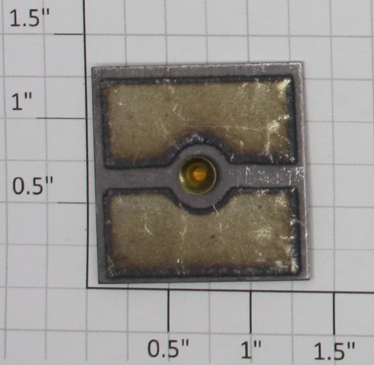 Lionel 150-25 Type 0150 Square Rectifier Plate with Rivet