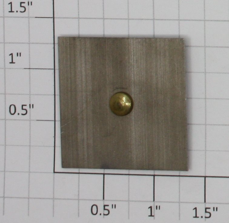 Lionel 150-25 Type 0150 Square Rectifier Plate with Rivet
