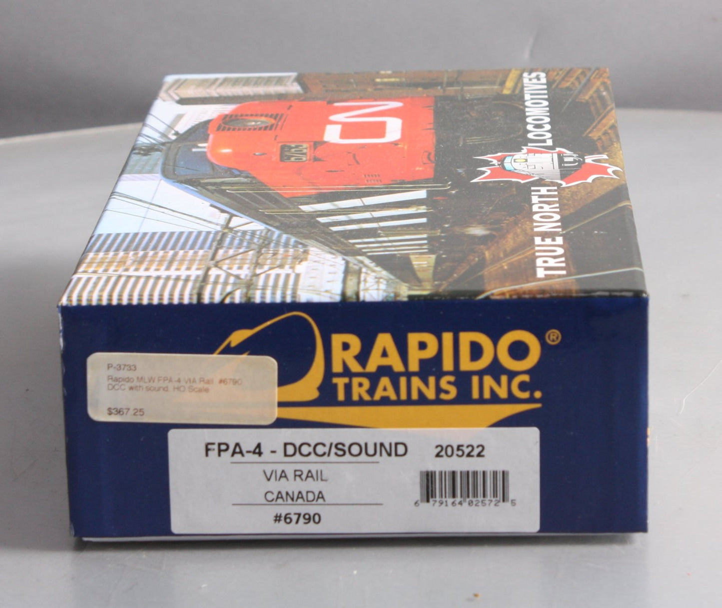 Rapido Trains 20522 HO VIA Rail Canada MLW FPA4 with Sound & DCC #6790