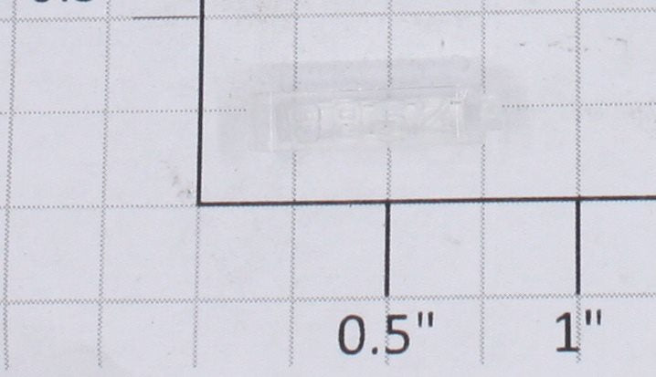 Lionel 8852-6 Right Hand Clear Raised Number Marker Lens/Number Board