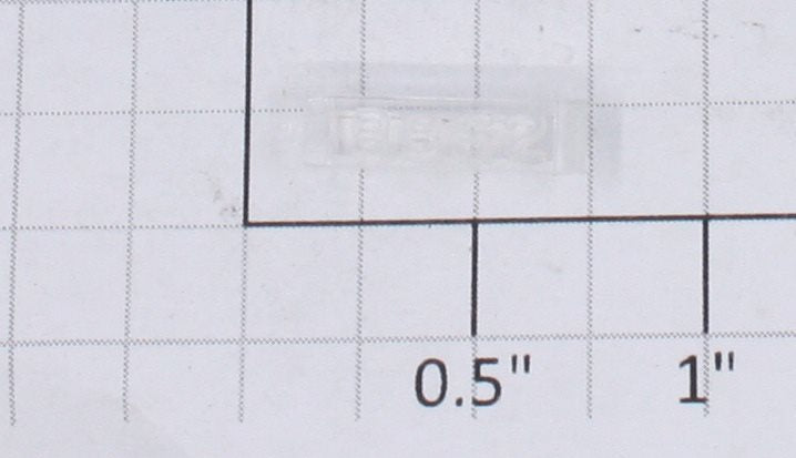 Lionel 8852-10 Left Hand Clear Raised Number Marker Lens/Number Board
