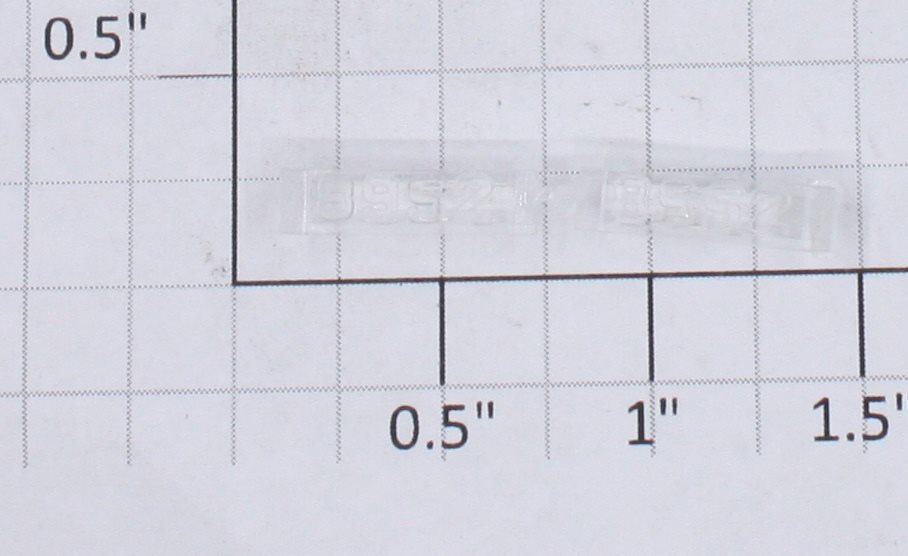Lionel 8952-6/10 Clear Raised Number Marker Lens/Number Board Set (Pair of 2)