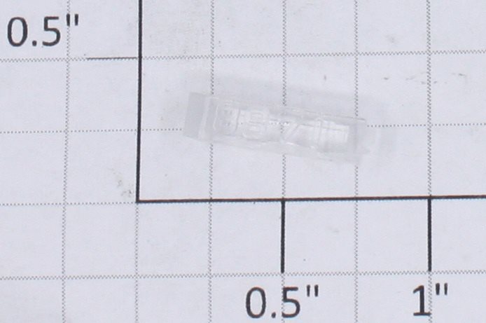 Lionel 8971-6 Right Hand Clear Raised Number Marker Lens/Number Board