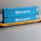 MTH 20-95004 O Gauge Hanjin Husky-Stack Car w/ Containers #56148 LN/Box