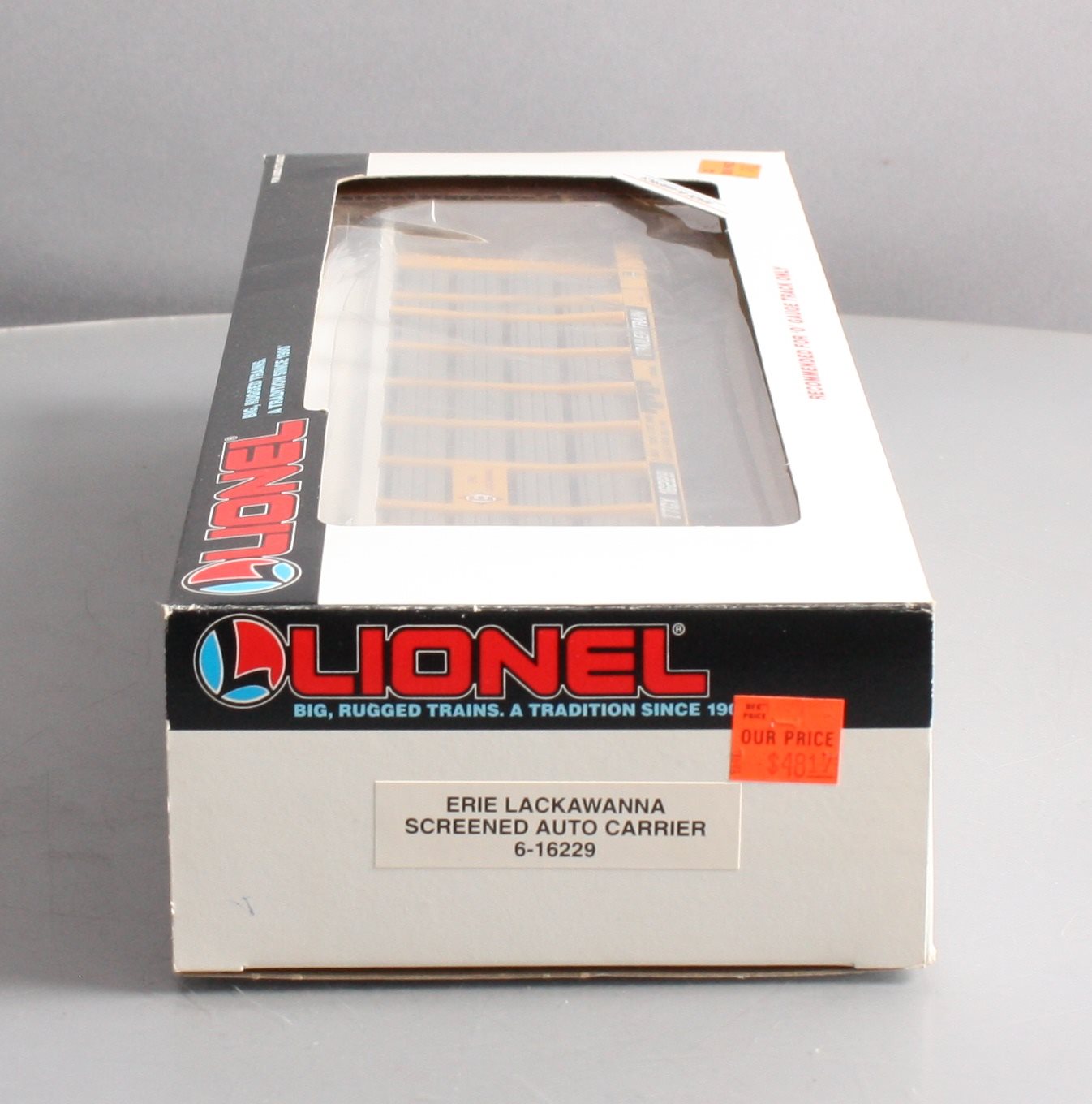 Lionel 6-16229 O Gauge Erie Lackawanna Screened Auto Carrier NIB