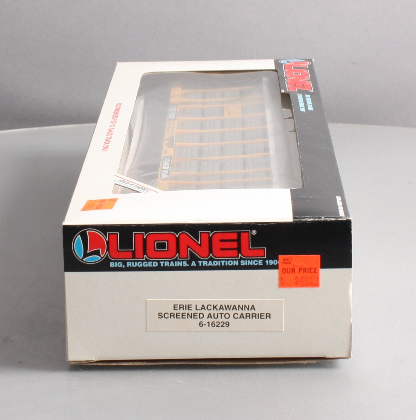 Lionel 6-16229 O Gauge Erie Lackawanna Screened Auto Carrier NIB