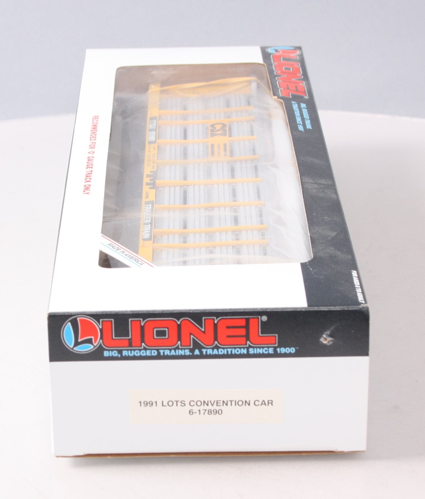 Lionel 6-17890 O Gauge LOTS 1991 CSX Screened Auto Carrier #151161 EX/Box