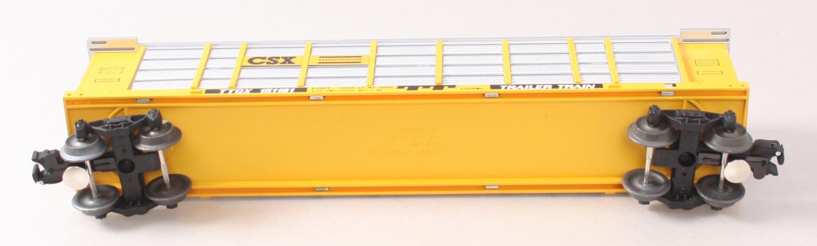 Lionel 6-17890 O Gauge LOTS 1991 CSX Screened Auto Carrier #151161 EX/Box