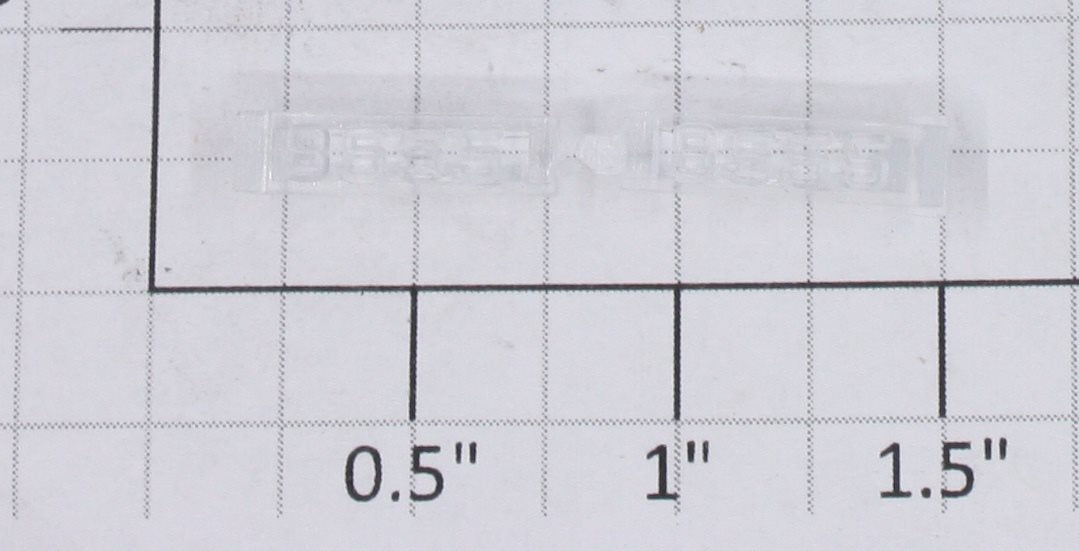 Lionel 8555-6/10 Clear Raised Number Marker Lens/Number Board Set (Pair of 2)