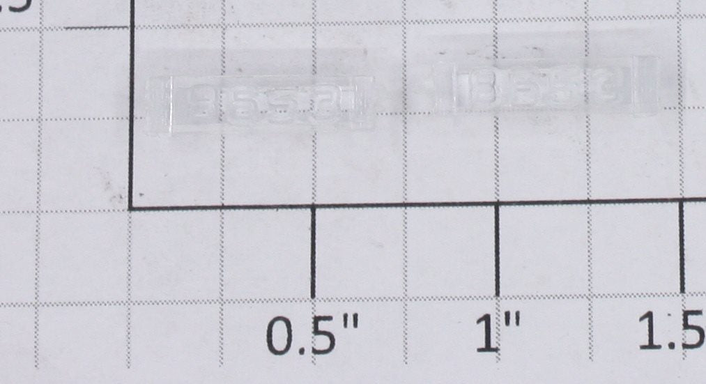 Lionel 8653-6/10 Clear Raised Number Marker Lens/Number Board Set (Pair of 2)