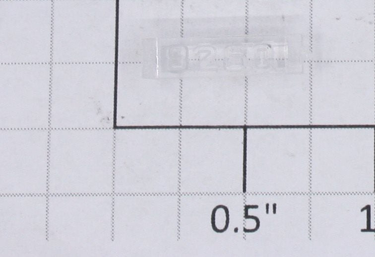 Lionel 8260-6 Right Hand Clear Raised Number Marker Lens/Number Board