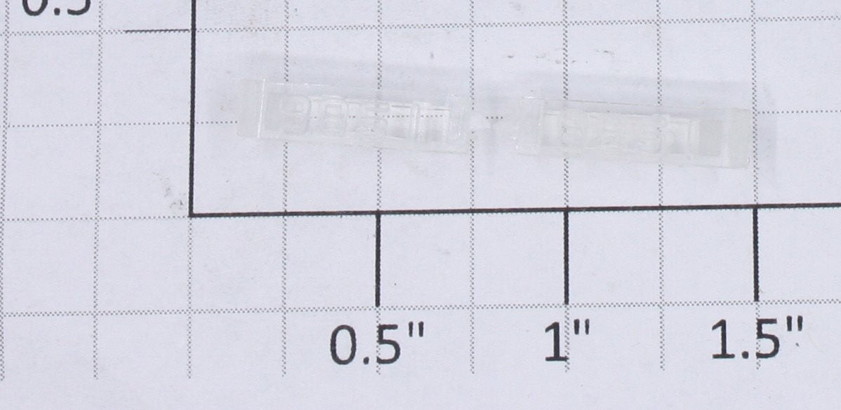 Lionel 8851-6/10 Clear Raised Number Marker Lens/Number Board Set (Pair of 2)