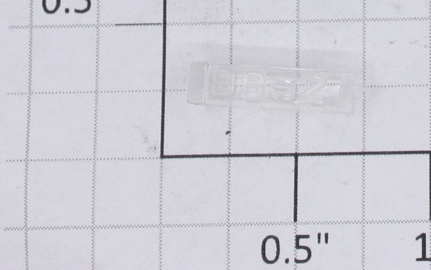 Lionel 8953-6 Right Hand Clear Raised Number Marker Lens/Number Board