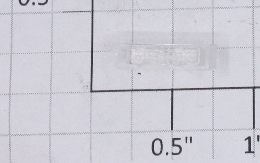 Lionel 8953-10 Left Hand Clear Raised Number Marker Lens/Number Board