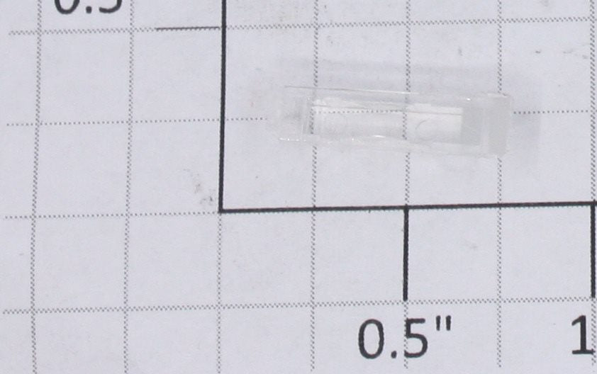 Lionel 2243-6/10 Universal Blank Clear Marker Lens/Number Board