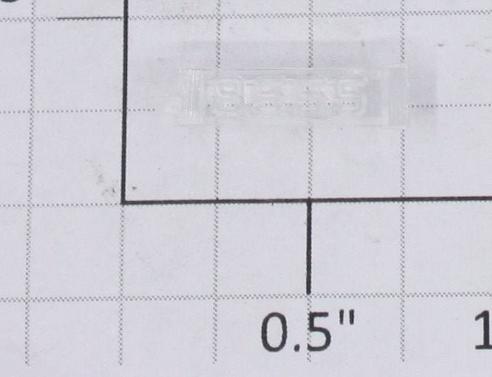 Lionel 8555-10 Left Hand Clear Raised Number Marker Lens/Number Board