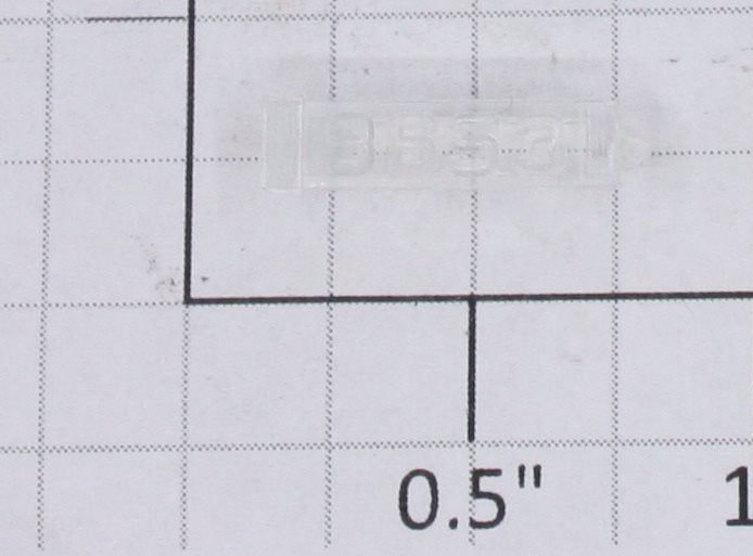 Lionel 8653-6 Right Hand Clear Raised Number Marker Lens/Number Board