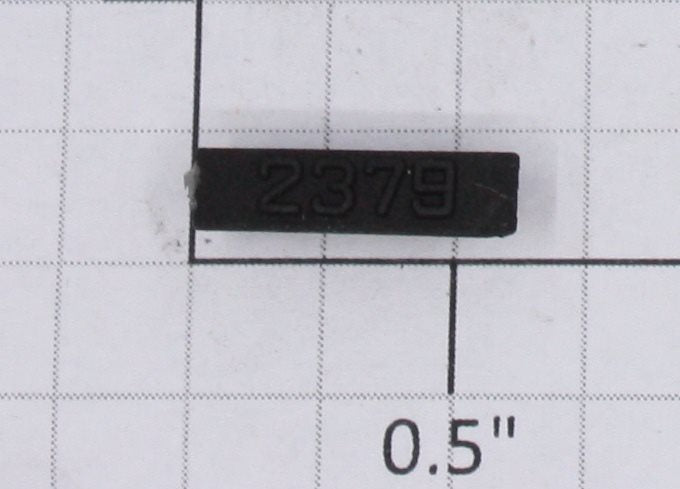 Lionel 2379-6 Right Hand Black Painted Raised Number Marker Lens/Number Board