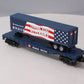 MTH 30-76849 O Montana Rail Link Veterans Flat Car w/40' Trailer NIB