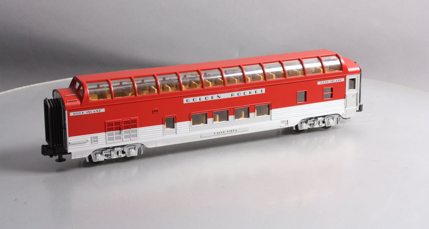 MTH 30-6729 O Rock Island "Valle Vista" Full-Length Vista Dome Passenger Car LN/Box