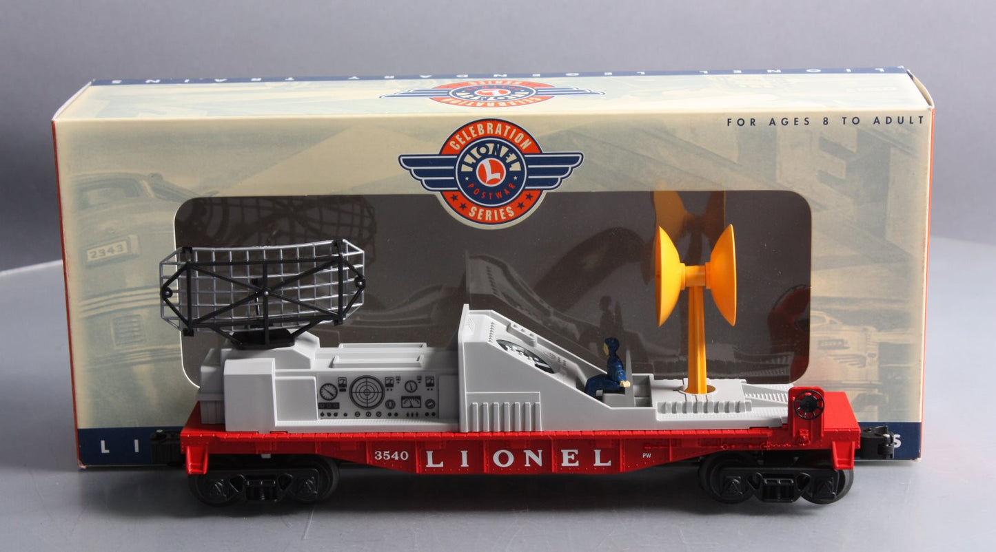 Lionel 6-26781 O Gauge PWC 3540 Operating Radar Car #3540 LN/Box