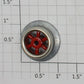 Lionel 260E-14 Red Spoked Lead and Trailing Truck Wheel with Rim