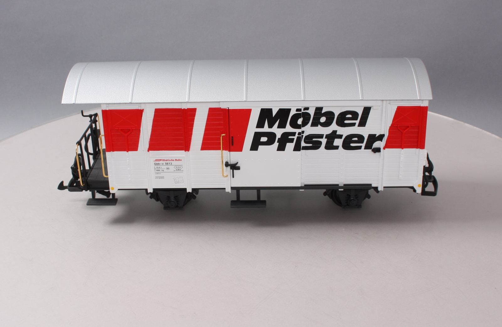 LGB 45810 G Scale RhB Mobel Pfister Boxcar (plastic wheels)