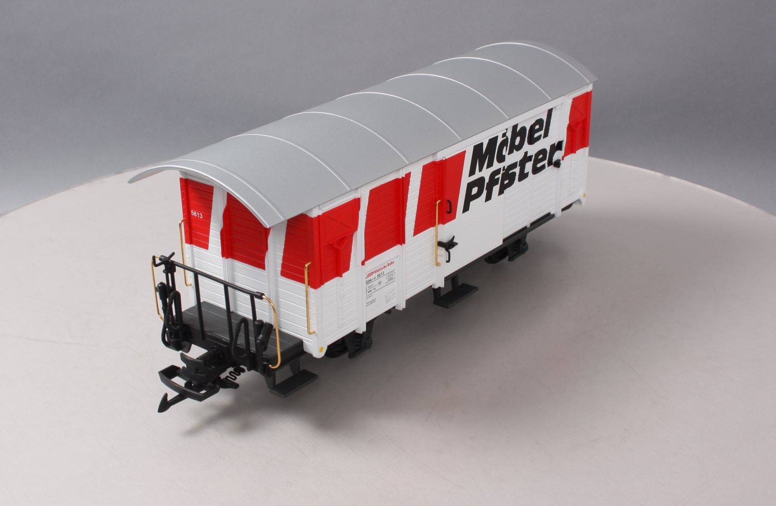 LGB 45810 G Scale RhB Mobel Pfister Boxcar (plastic wheels)
