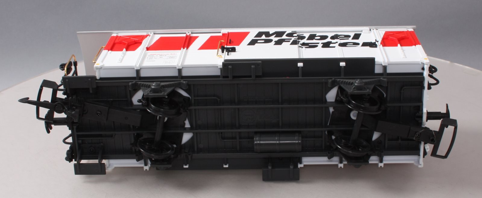LGB 45810 G Scale RhB Mobel Pfister Boxcar (plastic wheels)