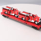 MTH 20-98114 O Gauge Fire Department Flatcar w/ 2 Red Fire Trucks #2000 LN/Box