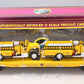 MTH 20-98159 O Gauge MTH Transportation Co Flatcar w/ Yellow Diecast Firetrucks LN/Box