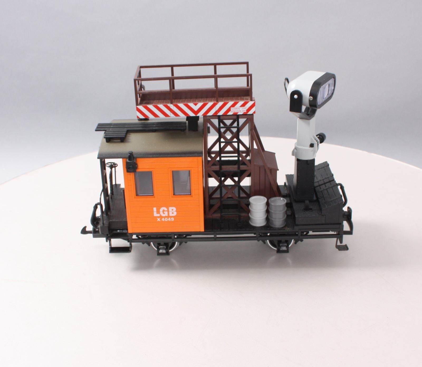 LGB 4049 G Scale Operating Searchlight Car w/ Metal Wheels LN/Box