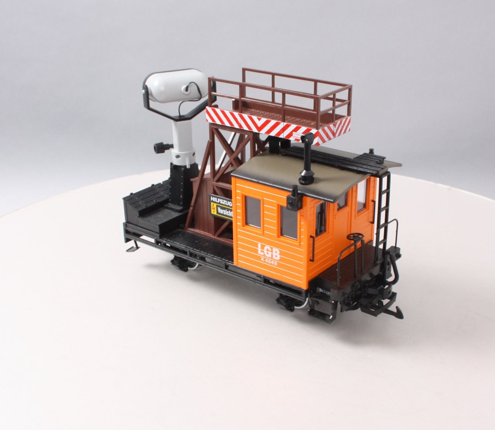 LGB 4049 G Scale Operating Searchlight Car w/ Metal Wheels LN/Box