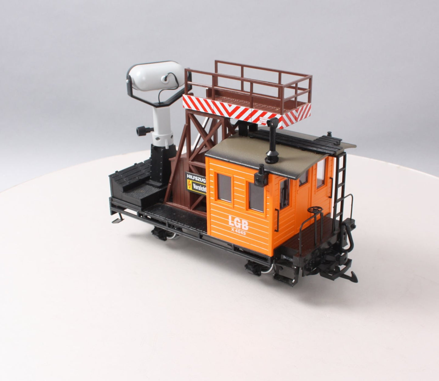 LGB 4049 G Scale Operating Searchlight Car w/ Metal Wheels LN/Box