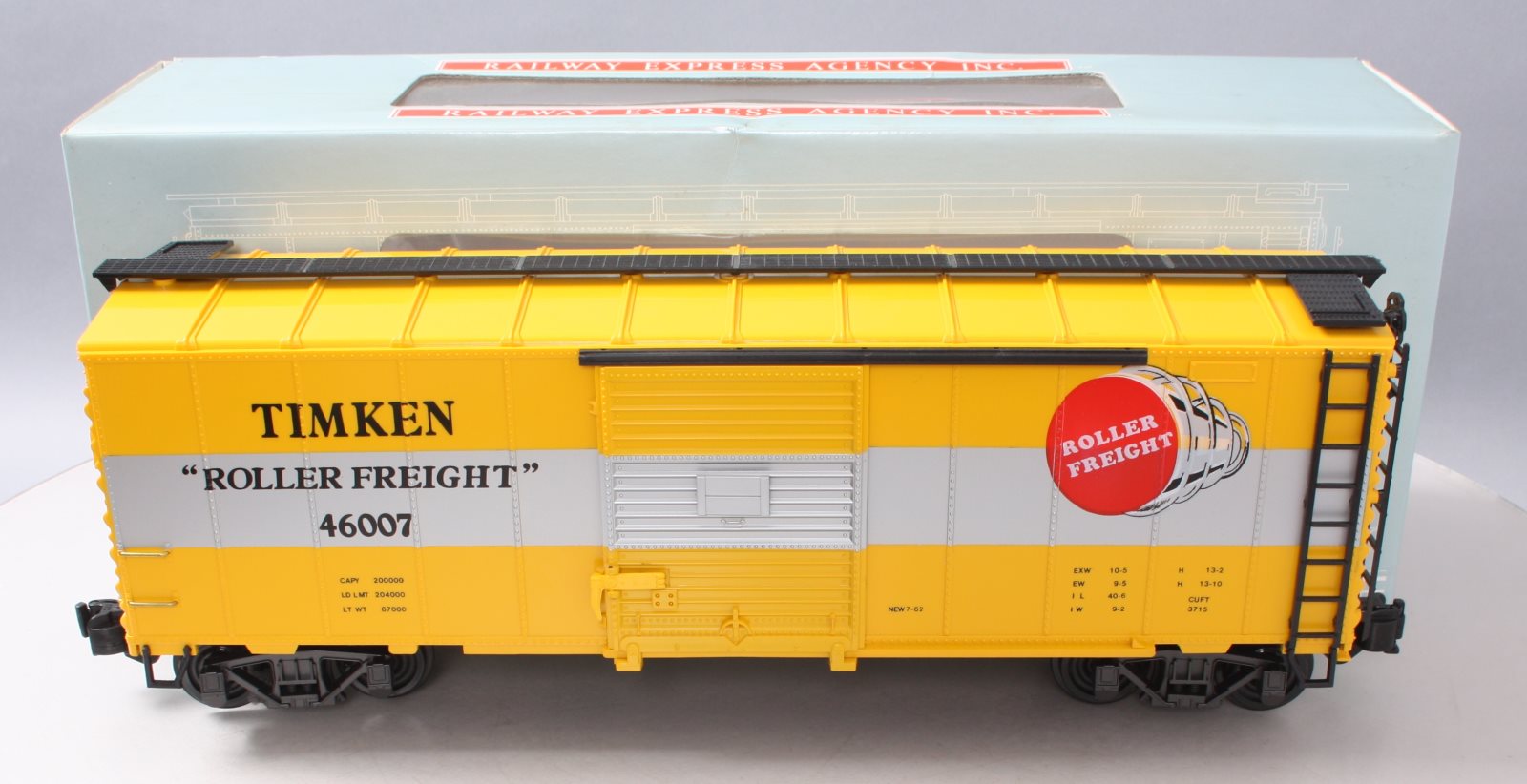 Aristo-Craft 46007 G Scale Timken Roller Freight Boxcar LN/Box