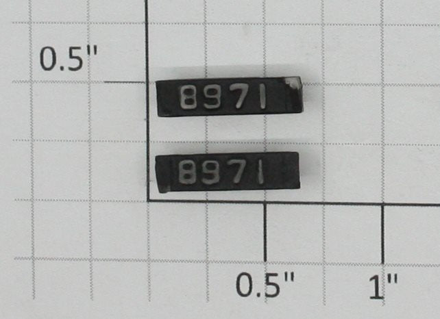Lionel 8971-6/10 Black Raised Number Marker Lens/Number Board Set (Pair of 2)