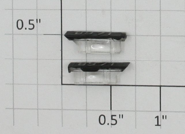 Lionel 8971-6/10 Black Raised Number Marker Lens/Number Board Set (Pair of 2)