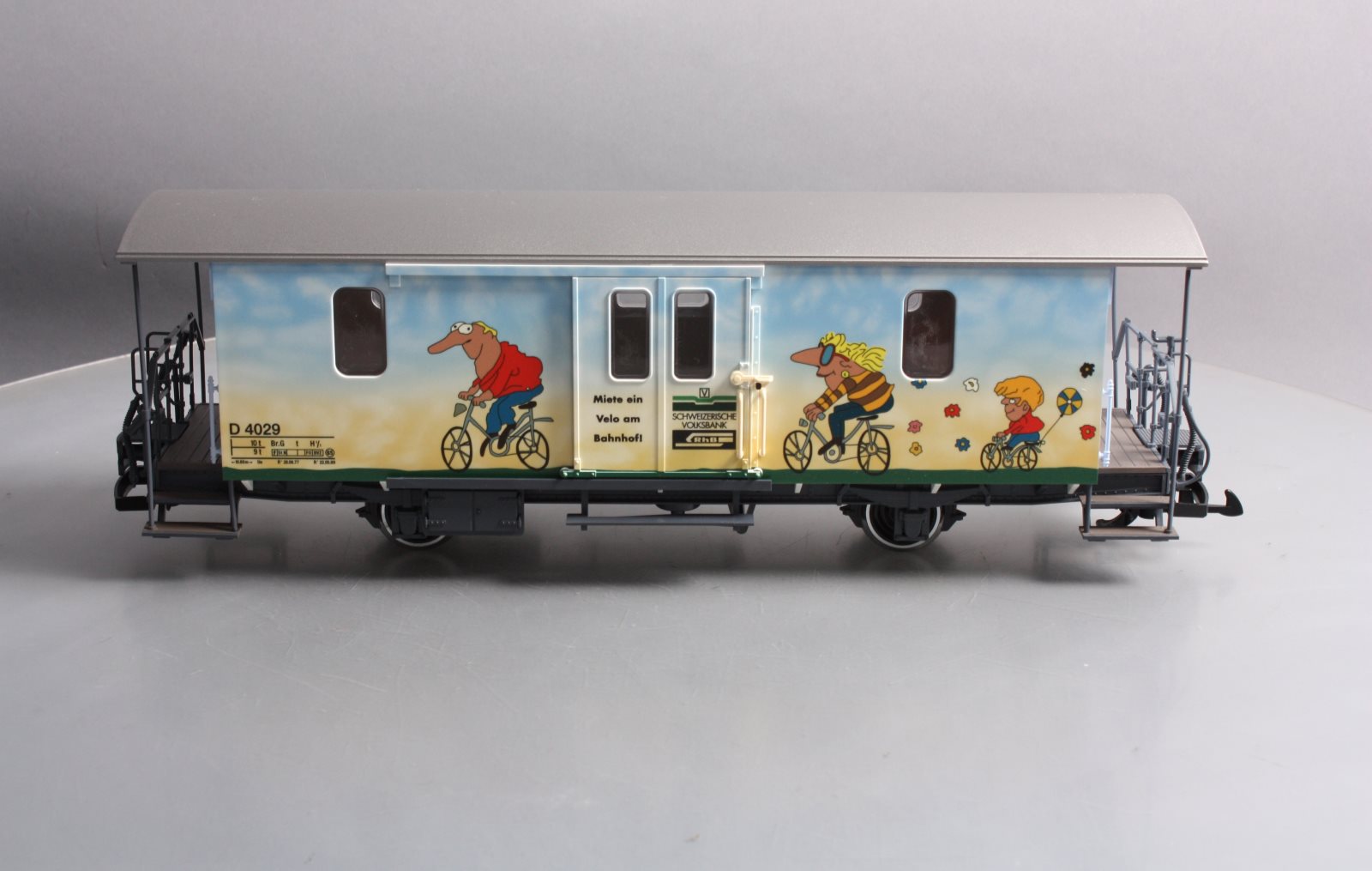 LGB 34555 G RhB Fahrradwagen Bicycle Car – Trainz