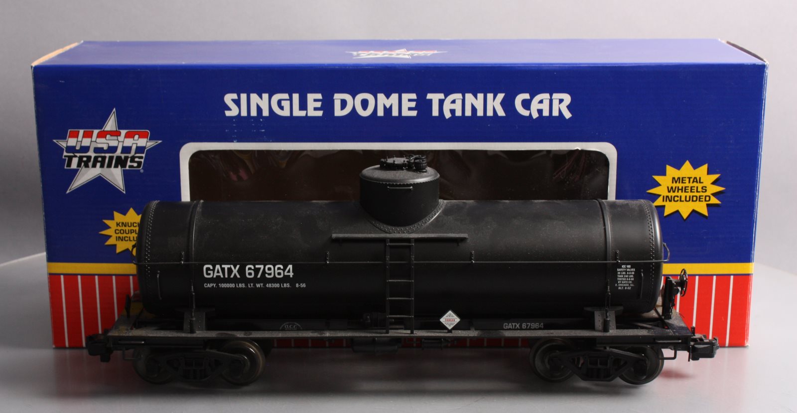 USA Trains R15105 G G.A.T.X. 10,000 Gallon Tank Cars #67964