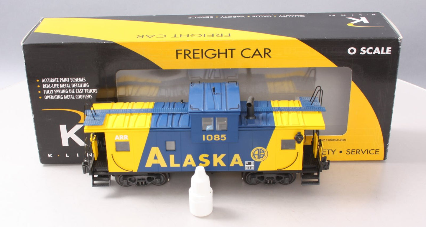 K-Line K613-1012 Alaska Smoking Caboose EX/Box
