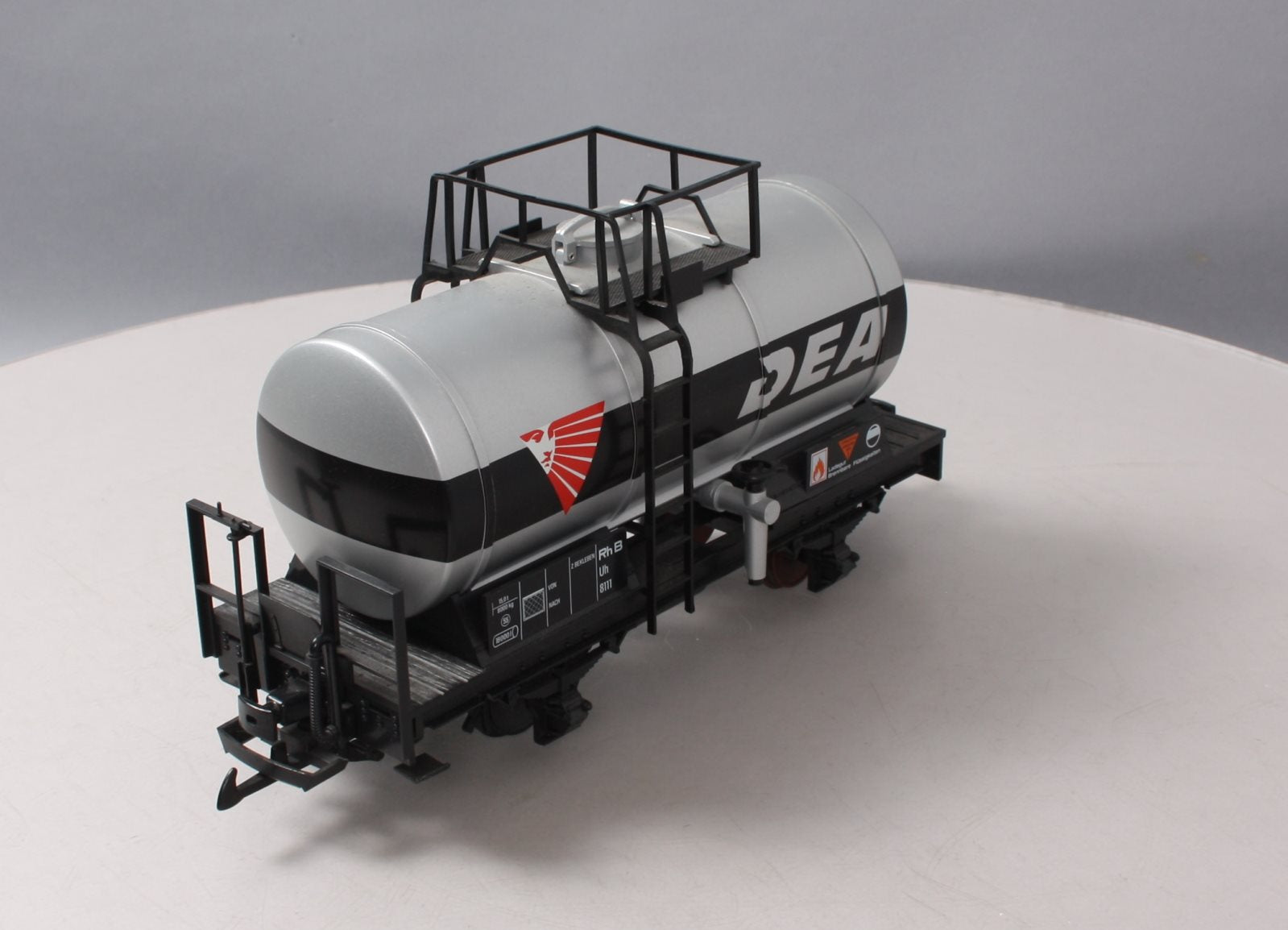 LGB 43400 DEA Single Dome Short Tank Car w/Plastic Wheels EX/Box