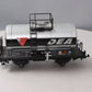 LGB 43400 DEA Single Dome Short Tank Car w/Plastic Wheels EX/Box