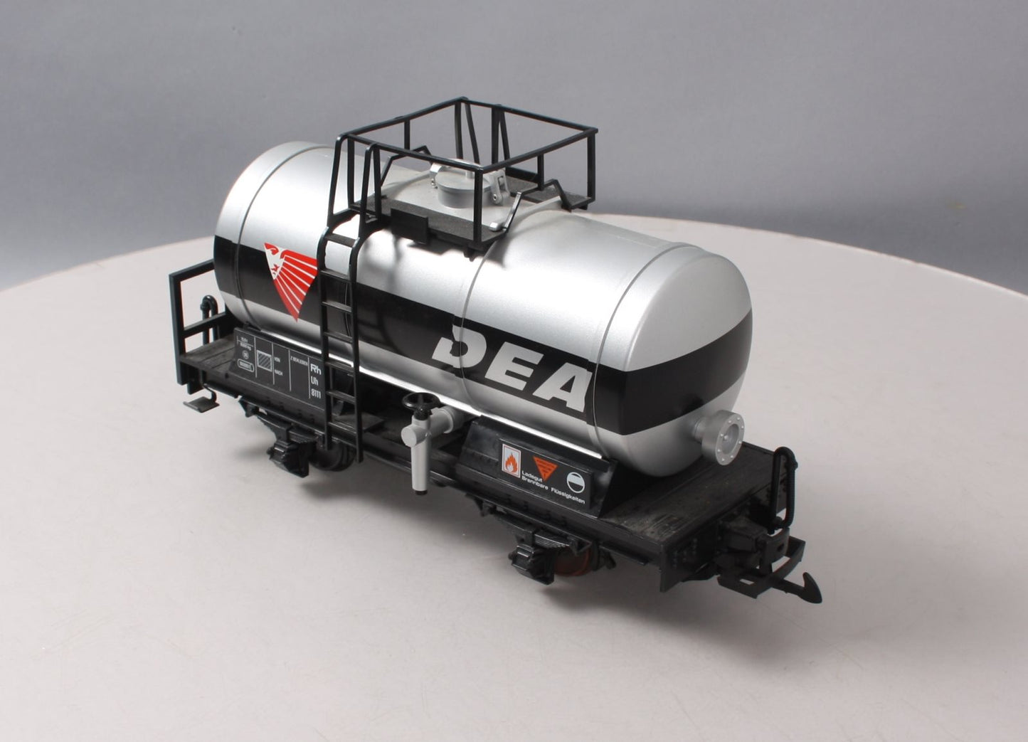 LGB 43400 DEA Single Dome Short Tank Car w/Plastic Wheels EX/Box