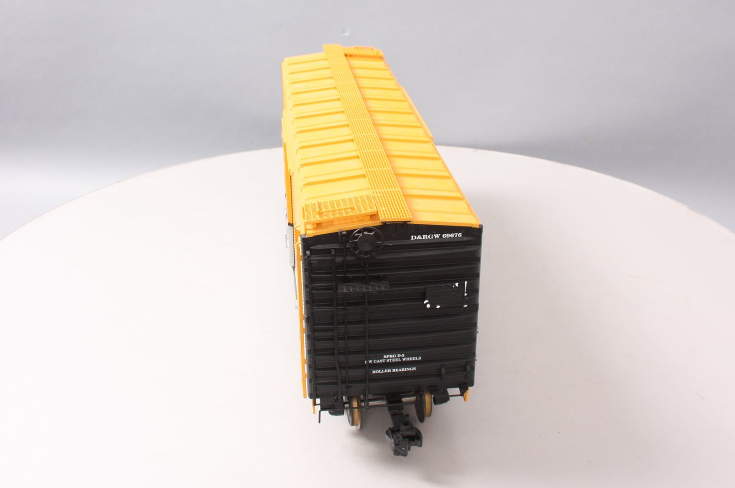 USA Trains R19209A G Rio Grande 40 Ft. PS-1 Steel Box Car - Metal Wheels
